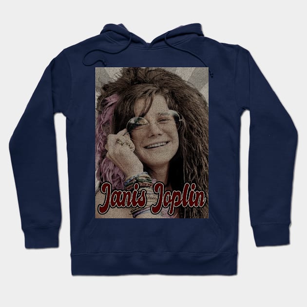 Janis Joplin Classic Hoodie by StickMen